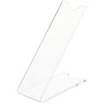thumbnail image 1 of Plymor Clear Acrylic Angled Stiletto High-Heel Shoe Display Riser Stand, 3.5" H x 1.375" W x 3" D (12 Pack), 1 of 2