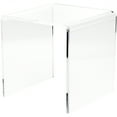 thumbnail image 1 of Plymor Clear Acrylic Beveled Square Display Riser, 11" H x 11" W x 11" D (3/8" thick), 1 of 1