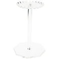 thumbnail image 1 of Plymor Clear Acrylic Circular-Top Rotating Necklace Holder, 13" H x 8" W x 8" D (Holds 23 Hooks for Necklaces), 1 of 2