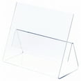 thumbnail image 1 of Plymor Clear Acrylic Cookbook Easel with Splatter Shield, 9.75 W x 4.375 D x 7.75 H (6 Pack), 1 of 1