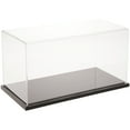 thumbnail image 1 of Plymor Clear Acrylic Display Case with Black Base, 12" W x 6" D x 6" H, 1 of 1