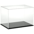 thumbnail image 1 of Plymor Clear Acrylic Display Case with Black Base, 12" W x 8" D x 8" H, 1 of 1