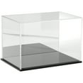 thumbnail image 1 of Plymor Clear Acrylic Display Case with Black Base (Mirror Back), 12" W x 8" D x 8" H, 1 of 1