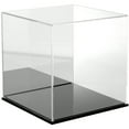 thumbnail image 1 of Plymor Clear Acrylic Display Case with Black Base (Mirror Back), 12" x 12" x 12", 1 of 1