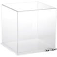 thumbnail image 1 of Plymor Clear Acrylic Display Case with Clear Base, 8" x 8" x 8", 1 of 1