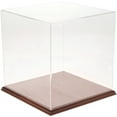 thumbnail image 1 of Plymor Clear Acrylic Display Case with Hardwood Base, 11" x 11" x 11", 1 of 1