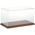 thumbnail image 1 of Plymor Clear Acrylic Display Case with Hardwood Base, 12" W x 6" D x 6" H, 1 of 2
