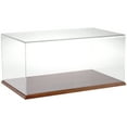 thumbnail image 1 of Plymor Clear Acrylic Display Case with Hardwood Base, 20" W x 12" D x 9" H, 1 of 2
