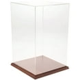 thumbnail image 1 of Plymor Clear Acrylic Display Case with Hardwood Base, 9" x 9" x 14", 1 of 1