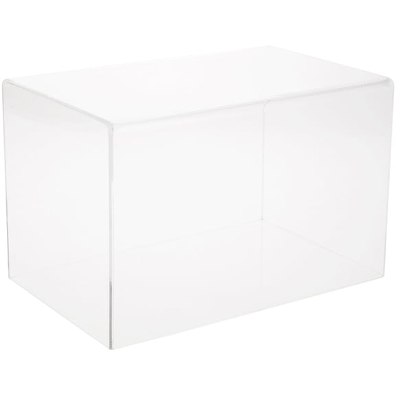 Plymor Clear Acrylic Display Case with No Base, 11" x 7" x 7"