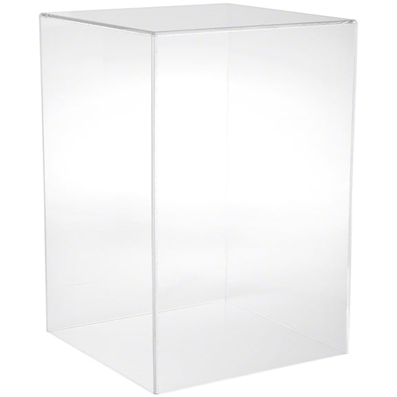 Plymor Clear Acrylic Display Case with No Base, 12" W x 12" D x 18" H