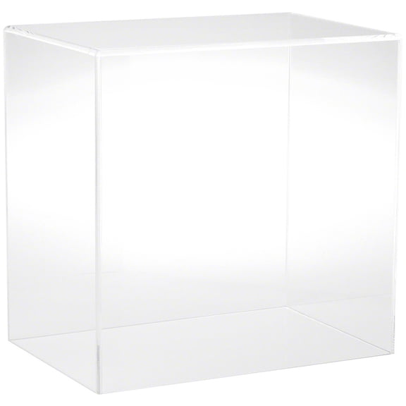 Plymor Clear Acrylic Display Case with No Base, 12" W x 8" D x 12" H
