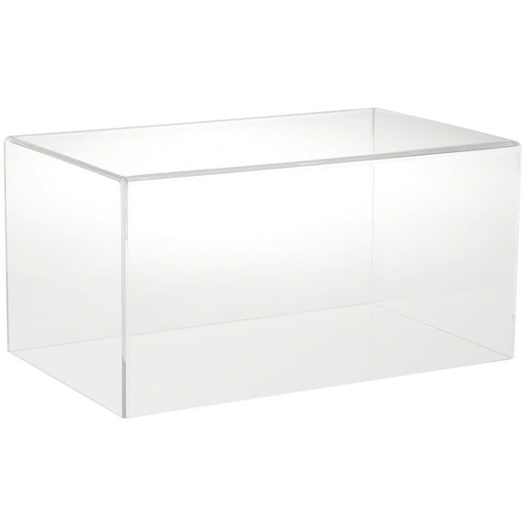 Plymor Clear Acrylic Display Case with No Base, 16" W x 10" D x 8" H