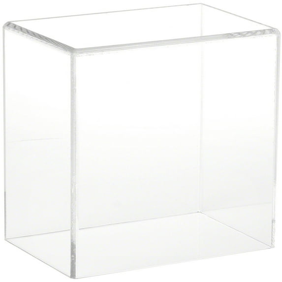 Plymor Clear Acrylic Display Case with No Base, 6" W x 4" D x 6" H