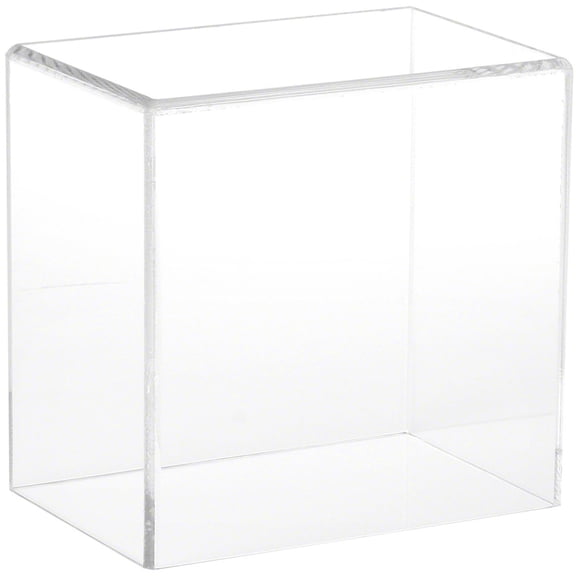 Plymor Clear Acrylic Display Case with No Base, 6" W x 4" D x 6" H