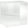thumbnail image 1 of Plymor Clear Acrylic Display Case with No Base (Mirror Back), 12" W x 8" D x 12" H, 1 of 1