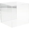 thumbnail image 1 of Plymor Clear Acrylic Display Case with No Base (Mirror Back), 8" x 8" x 8", 1 of 1