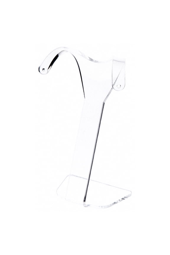 Clear Acrylic Divided Pair Hanging Earring Display Stand, 3.125" W x 1.75" D x 4.75" H (6 Pack)