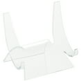 thumbnail image 1 of Plymor Clear Acrylic Double-Scoop Display Easel, 3.5" H x 3.875" W x 3.125" D (12 Pack), 1 of 2