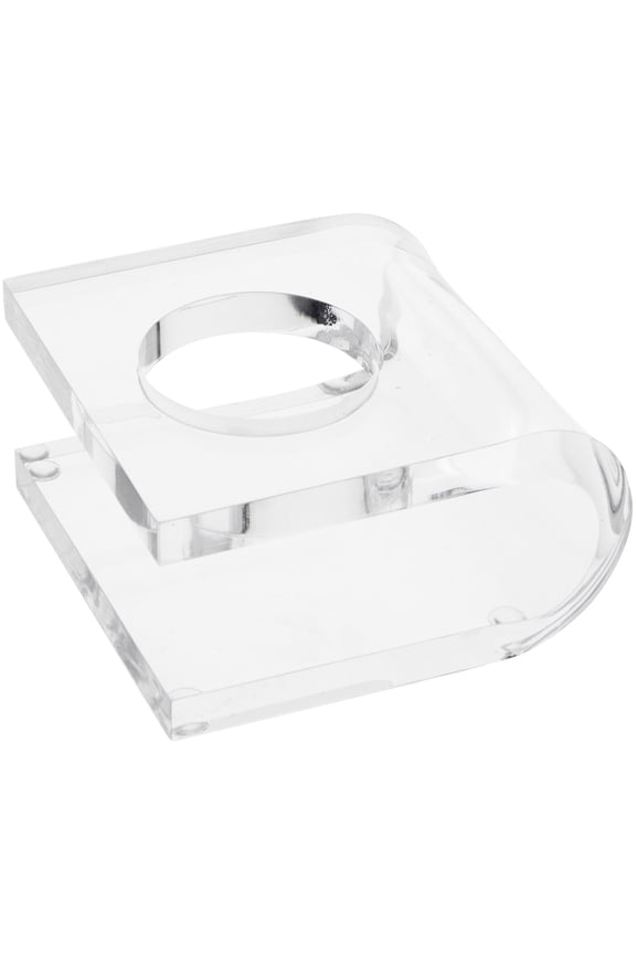 Clear Acrylic Egg, Marble, Ball or Sphere Holder Display Riser, 1.75" H x 3" W x 3.25" D