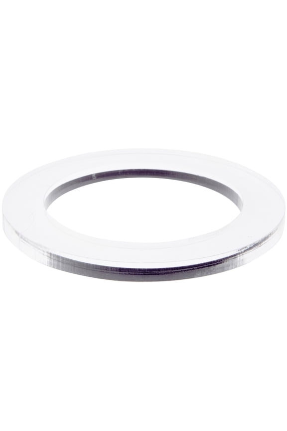 Clear Acrylic Egg, Marble, Ball or Sphere Thin Display Holder Stand, 0.375" H x 5" W