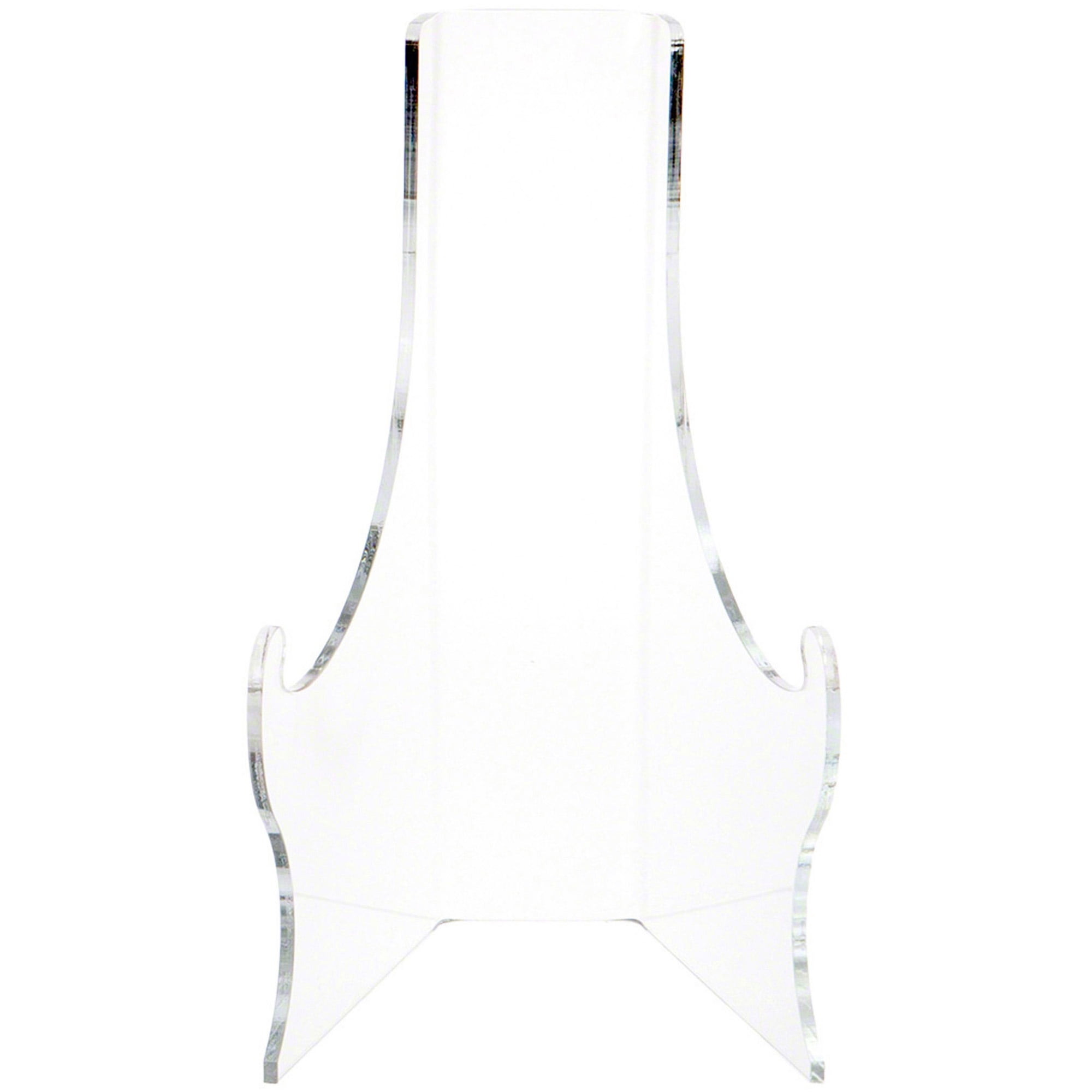 Plymor Clear Acrylic Elevated Flat Back Easel With Deep Support Ledges ...