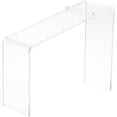 thumbnail image 1 of Plymor Clear Acrylic Elevated Heel Shoe Display Riser, 3" W x 9" D x 7" H (2 Pack), 1 of 2
