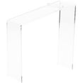 thumbnail image 1 of Plymor Clear Acrylic Elevated Heel Shoe Display Riser, 3" W x 9" D x 9" H (6 Pack), 1 of 2