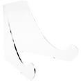 thumbnail image 1 of Plymor Clear Acrylic Flat Back Easel With Rounded Support Ledges, 10" H x 11" W x 10.5" D (2 Pack), 1 of 2