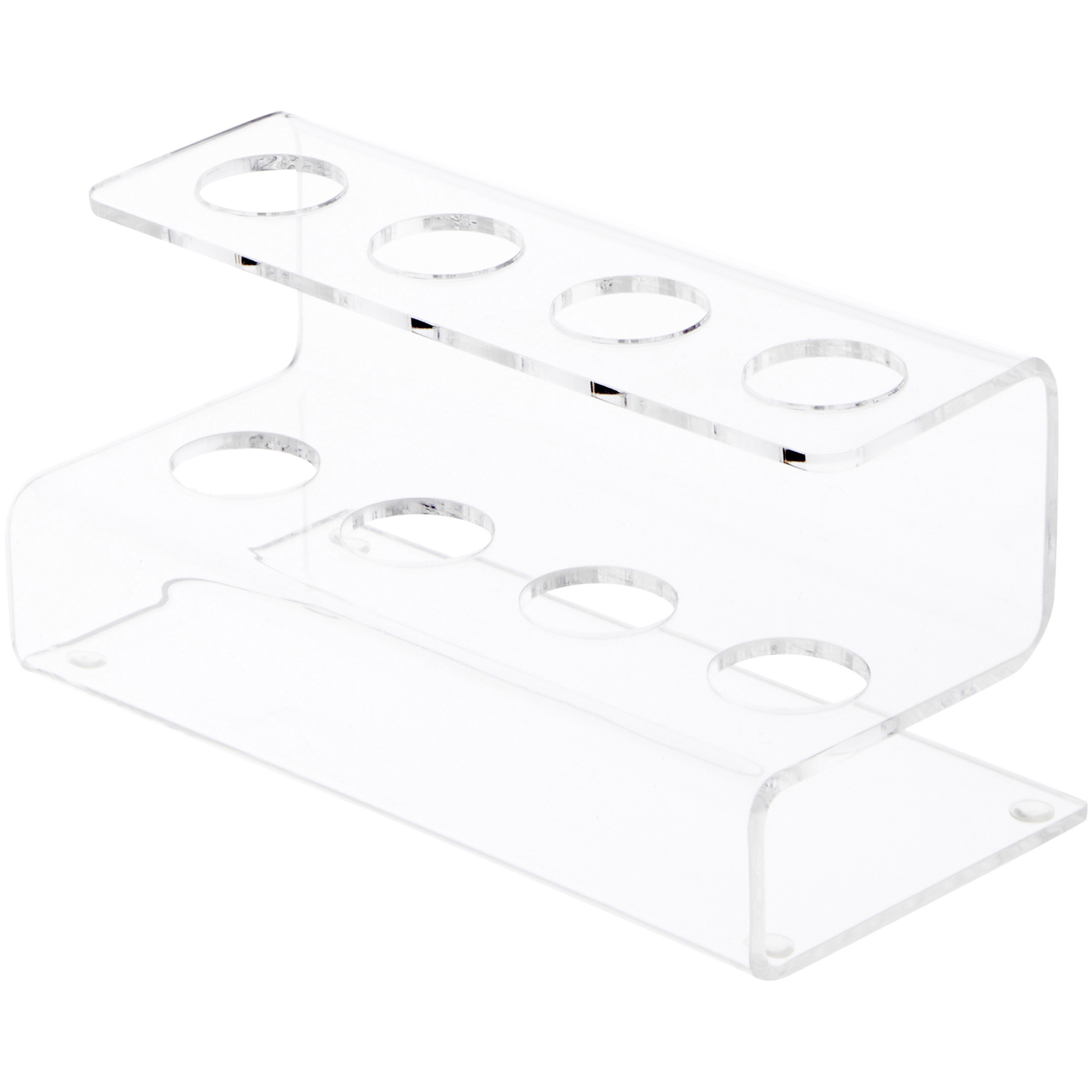 Plymor Clear Acrylic Flatware Display Stand, 3.25" H x 5.75" W x 3" D