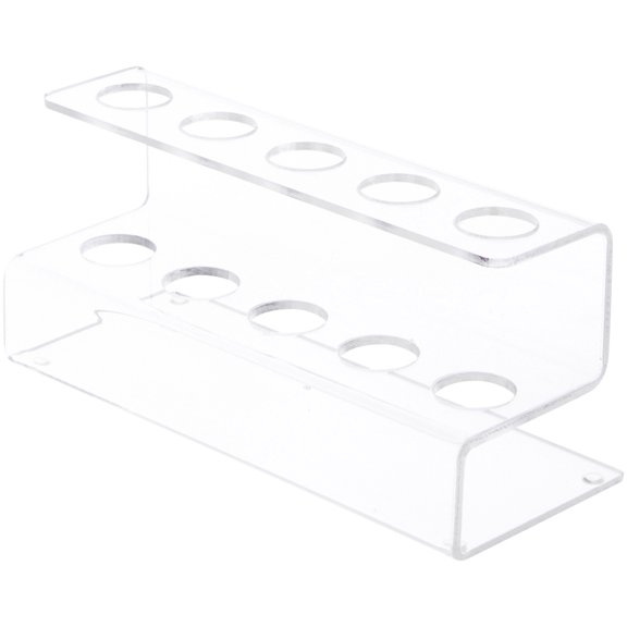 Plymor Clear Acrylic Flatware Display Stand, 3.25" H x 7" W x 3" D (6 Pack)