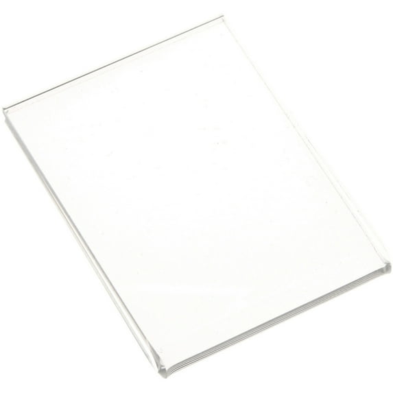 Plymor Clear Acrylic Folder-Style Sign Display Holder / Protector, 2" W x 2.75" H (6 Pack)