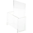 thumbnail image 1 of Plymor Clear Acrylic Half-Sheet Paper Literature Holder (Countertop), Fits 8.5" x 5.5" Documents (2 Pack), 1 of 1