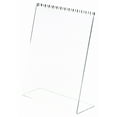thumbnail image 1 of Plymor Clear Acrylic Necklace Display Stand With Top Hooks, 10.625" W x 4" D x 13.5" H (2 Pack), 1 of 2