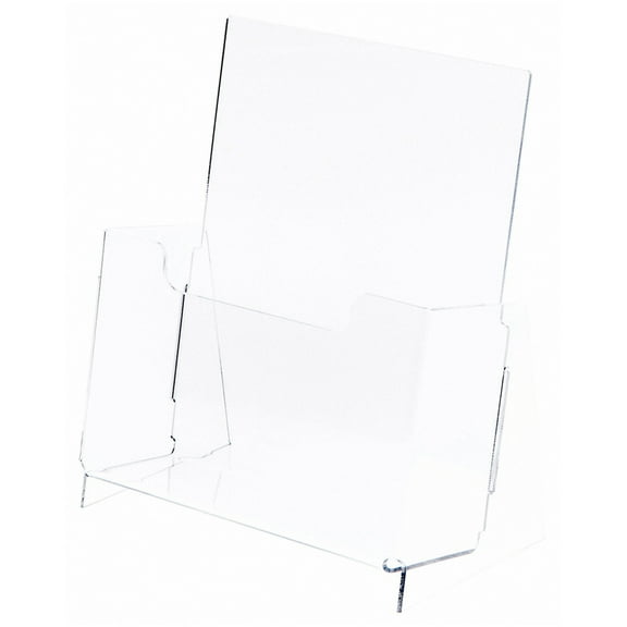 Plymor Clear Acrylic Oversized Magazine / Catalog Literature Holder (Countertop)