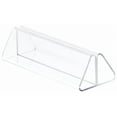 thumbnail image 1 of Plymor Clear Acrylic Pinch-Style Sign Clip Display with Label Front, 6" W x 2.5" D x 1.5" H (3 Pack), 1 of 1