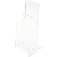 thumbnail image 1 of Plymor Clear Acrylic Pinch-Style Tri-Fold Brochure Literature Holder (Countertop), Fits Documents Up to 4" Wide (2 Pack), 1 of 1