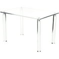 thumbnail image 1 of Plymor Clear Acrylic Rectangular 4-Leg Display Riser, 8" H x 12" W x 8" D, 1 of 1
