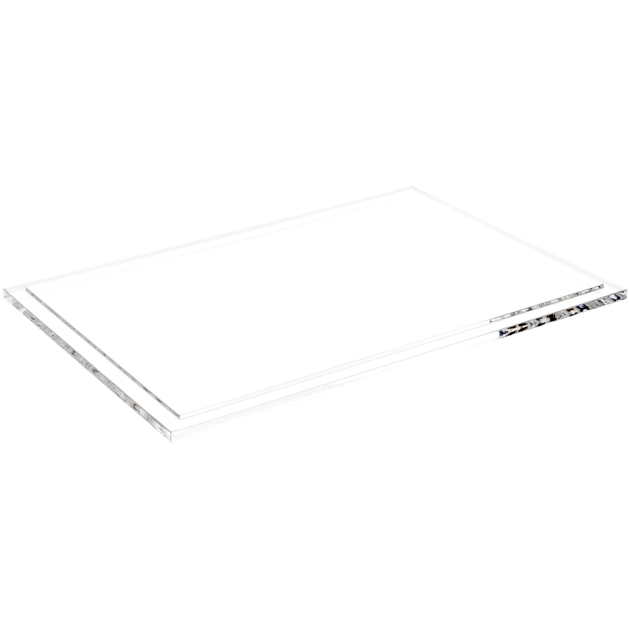 Plymor Clear Acrylic Rectangular Display Base, 12.625