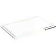 thumbnail image 1 of Plymor Clear Acrylic Rectangular Display Base, 9.625" W x 6.625" D x 0.3125" H, Pack of 2, 1 of 1