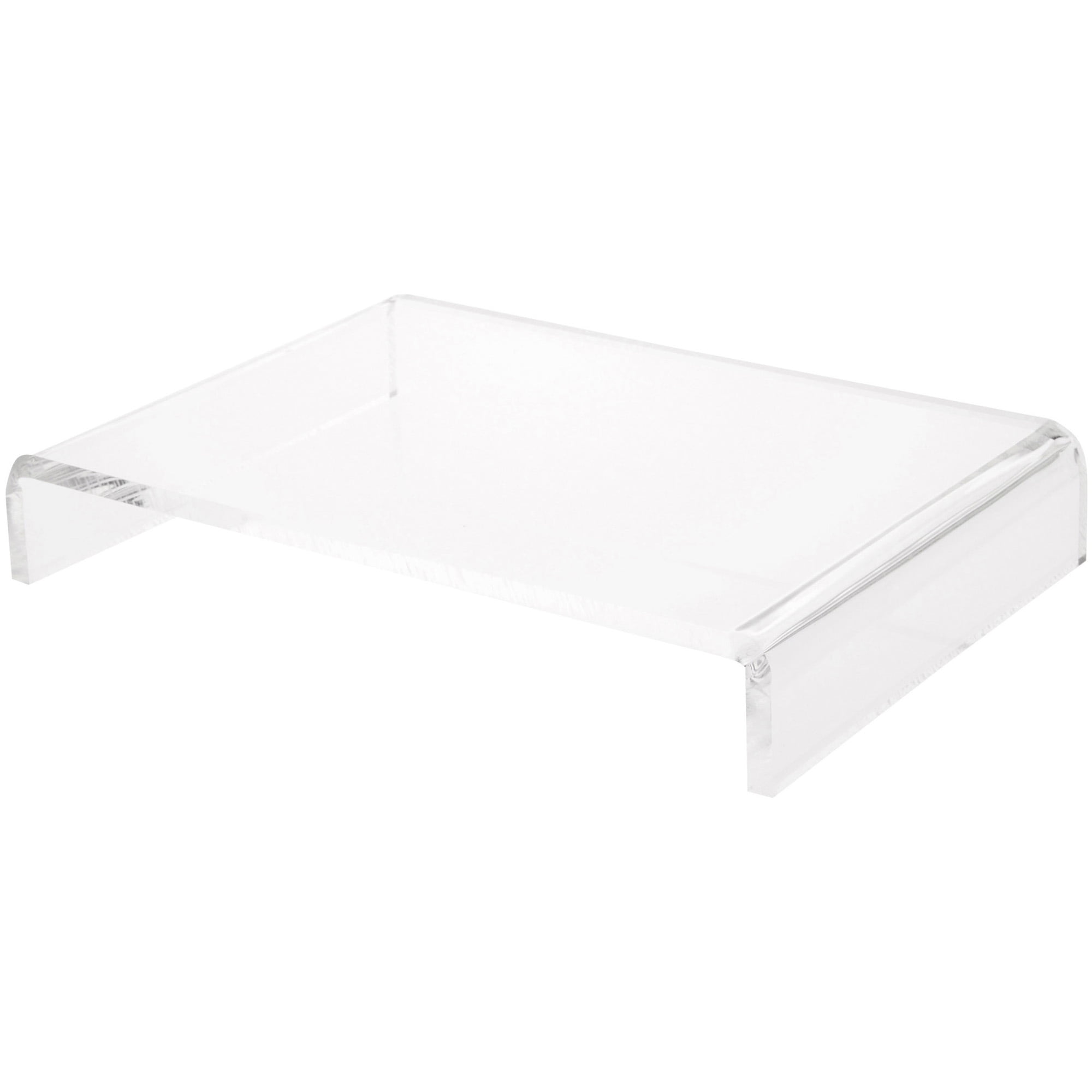Plymor Clear Acrylic Rectangular Display Riser, 2