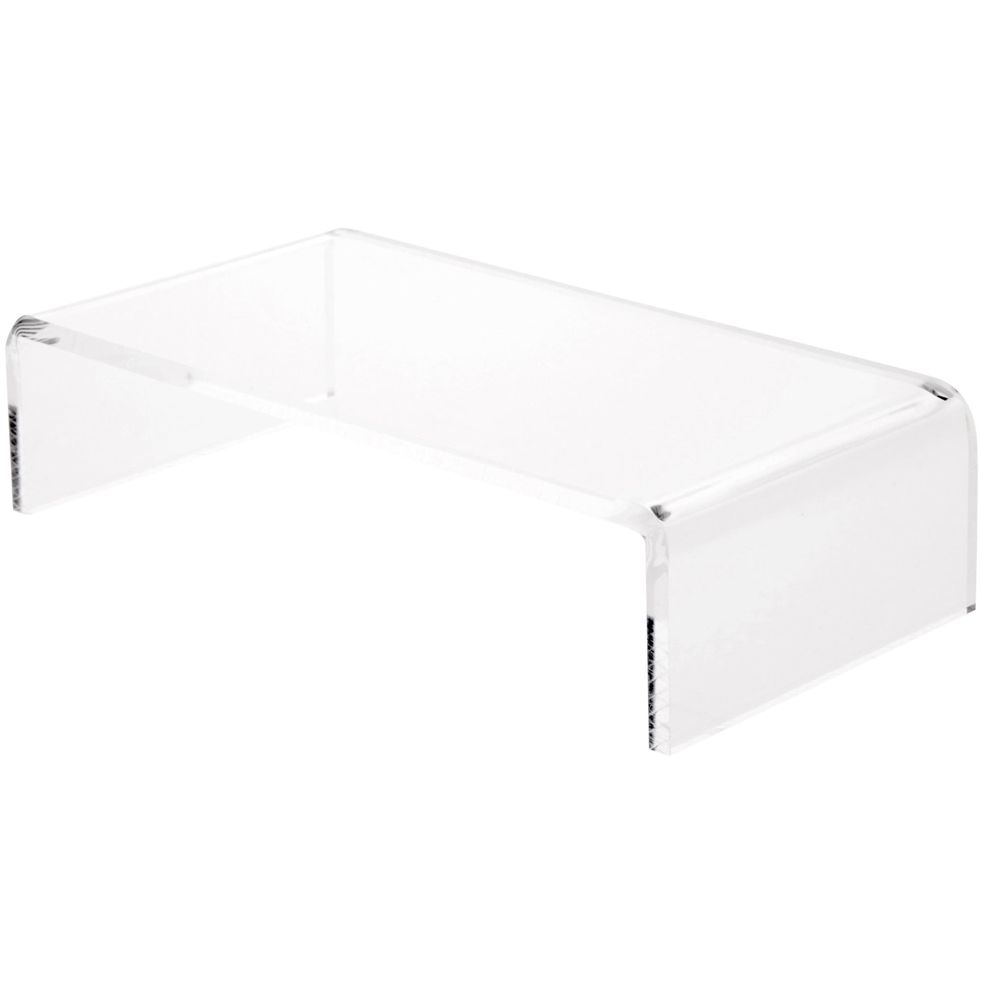 Plymor Clear Acrylic Rectangular Display Riser, 2