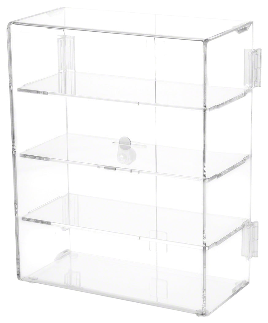 Acrylic Display Cabinet With Lock - Rectangular Locking Clear Acrylic  Display Case