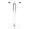thumbnail image 1 of Plymor Clear Acrylic Round Barbell Pedestal Display Riser, 6.375" H x 3" D (3/16" thick) (12 Pack), 1 of 1