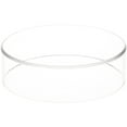 thumbnail image 1 of Plymor Clear Acrylic Round Cylinder Display Riser, 2" H x 7" D (2 Pack), 1 of 1
