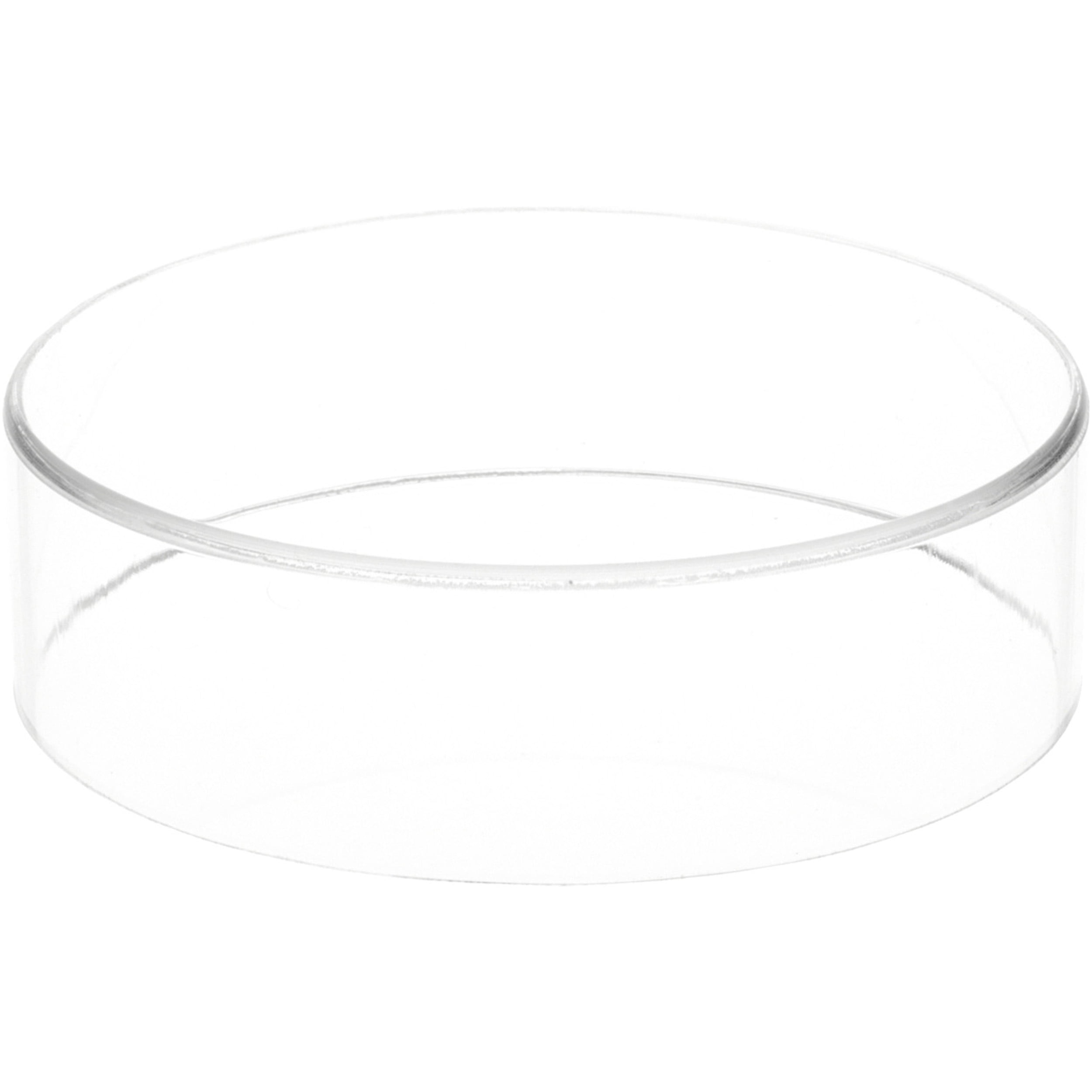 Plymor Clear Acrylic Round Cylinder Display Riser, 2" H x 7" D (6 Pack ...