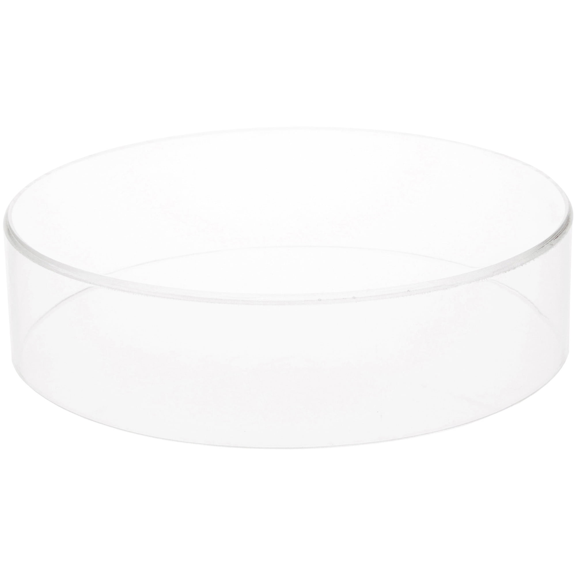 Plymor Clear Acrylic Round Cylinder Display Riser, 2" H x 8" D ...