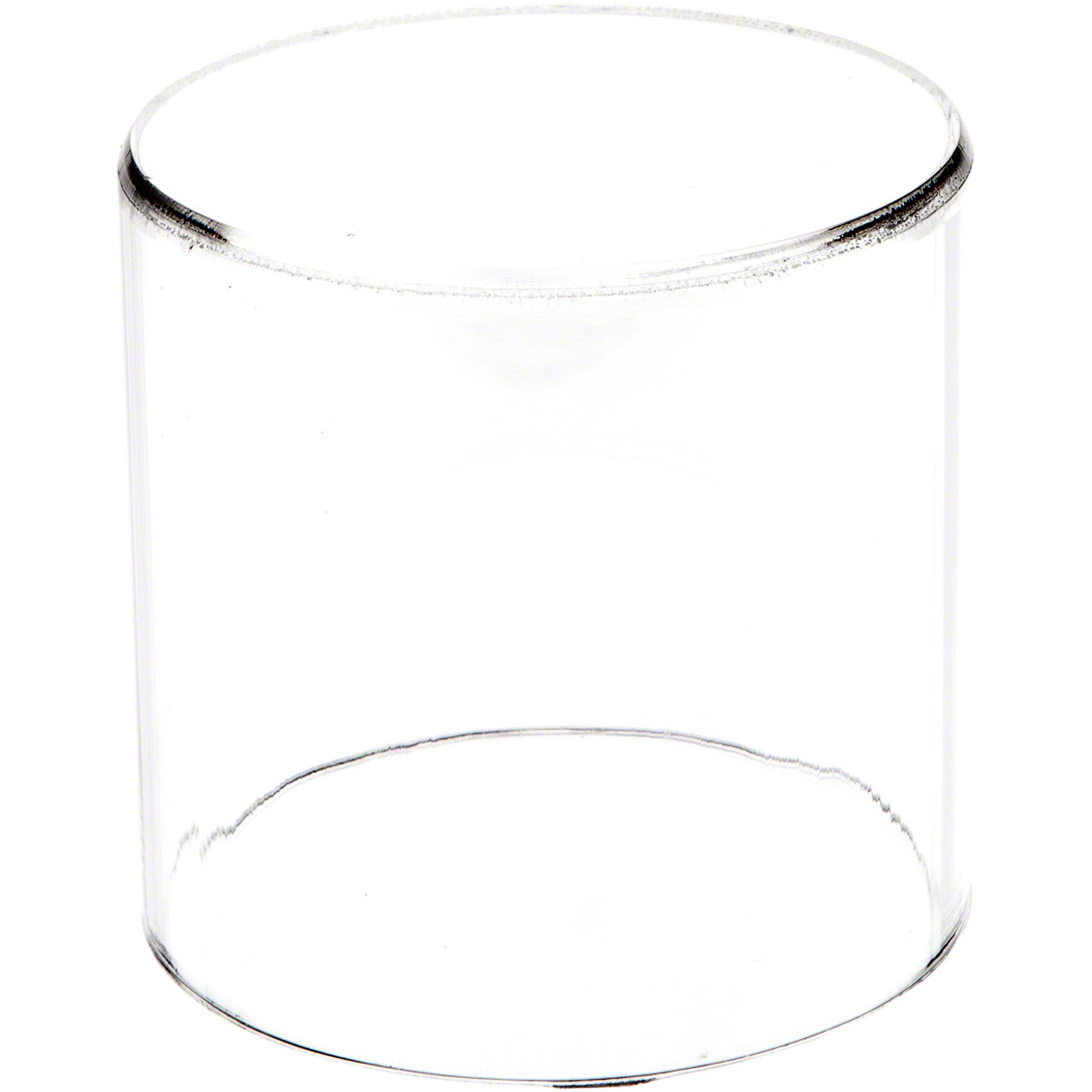 Plymor Clear Acrylic Round Cylinder Display Riser, 4" H x 4" D (6 Pack ...