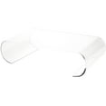 thumbnail image 1 of Plymor Clear Acrylic Scroll-Shaped Display Riser, 4" H x 16.75" W x 9" D (1/4" thick), 1 of 3