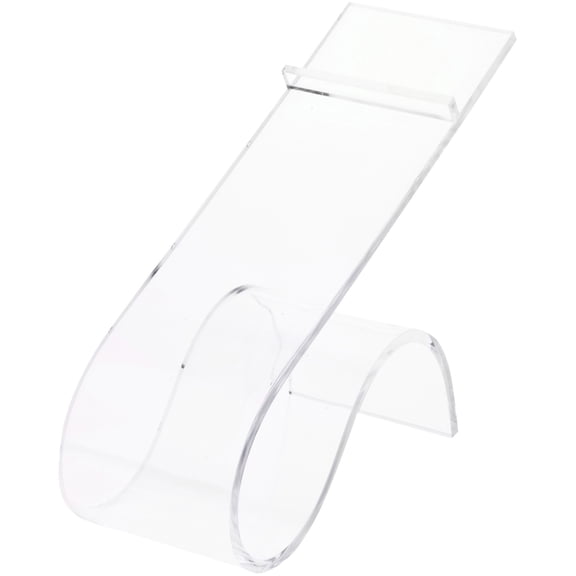 Plymor Clear Acrylic Shoe Rest, 2" W x 4.5" D x 4.75" H (Fits Most Women's & Children's Shoes) (12 Pack)